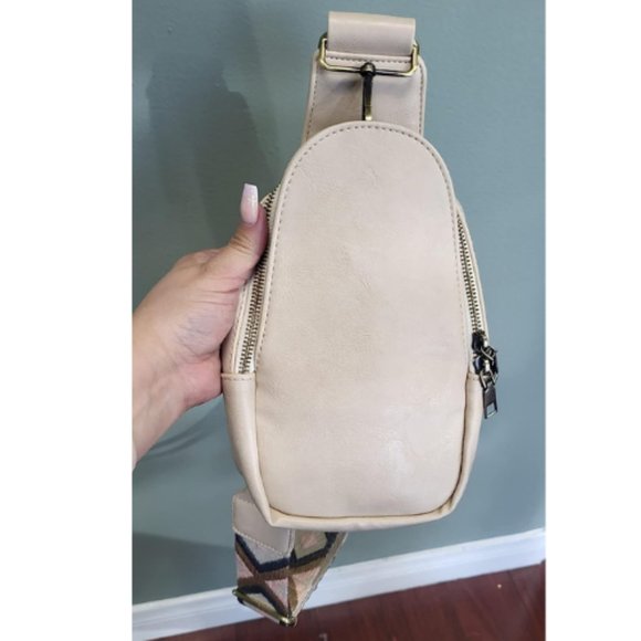 KFXFENQ Women Leather Sling Crossbody Backpack main image 5